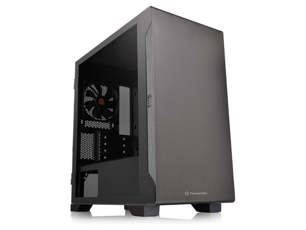 THERMALTAKE S100 Tempered Glass Micro Chassis, 120mm Standard Fan*1,USB 2.0*2 - USB 3.0