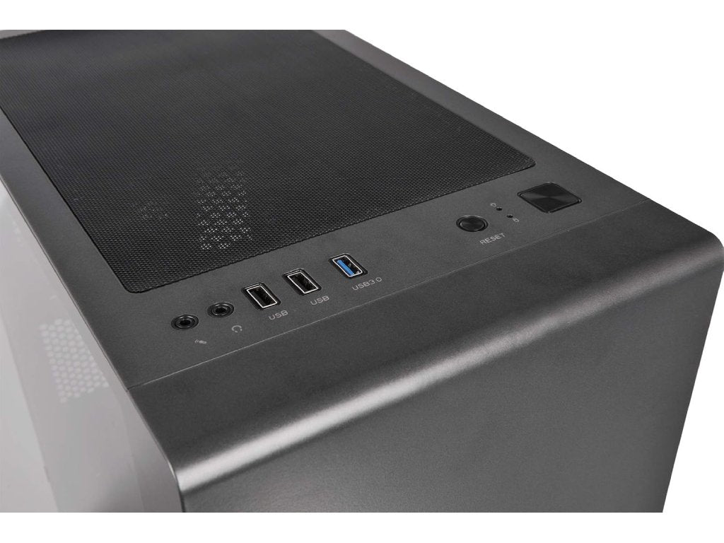 THERMALTAKE S100 Tempered Glass Micro Chassis, 120mm Standard Fan*1,USB 2.0*2 - USB 3.0