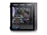 THERMALTAKE H570 TG ARGB Mid Tower, Tempered Glass - Mesh Front Panel - 120mm ARGB Lite Fan*3 - USB 3.0*2