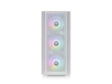THERMALTAKE H570 TG Snow ARGB Mid Tower, Tempered Glass - Mesh Front Panel - 120mm ARGB Lite Fan*3 - USB