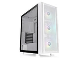 THERMALTAKE H570 TG Snow ARGB Mid Tower, Tempered Glass - Mesh Front Panel - 120mm ARGB Lite Fan*3 - USB