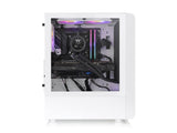 THERMALTAKE S200 TG ARGB Snow Mid Tower Chassis, Mesh, 3x hydraulic bearing 120mm ARGB, USB 3.0 x 2
