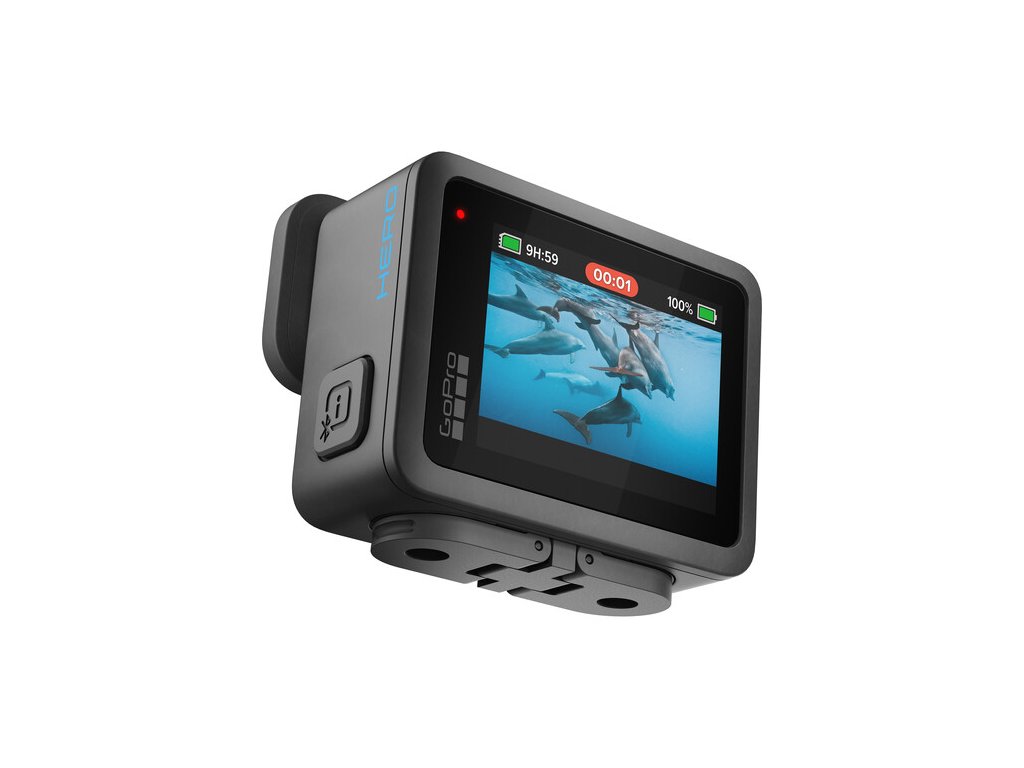 GoPro HERO 4K30  - 2.7K60, 12MP, HyperSmooth st., 1.76" Touch LCD, Slo-Mo 2x, waterproof up to 5m, 86g