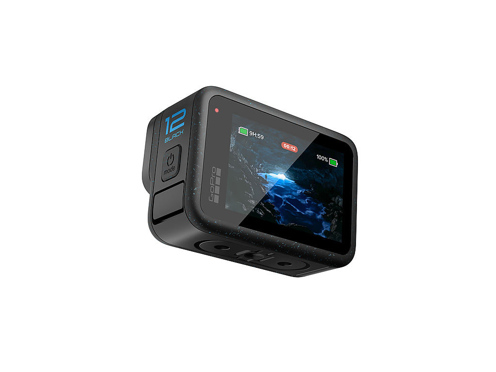 GoPro HERO12 Black, 5.3K60 - 4K120, 24.7MP Photo, HyperSmooth 6.0, Dual LCD, 8x slo-mo, Waterproof 10m