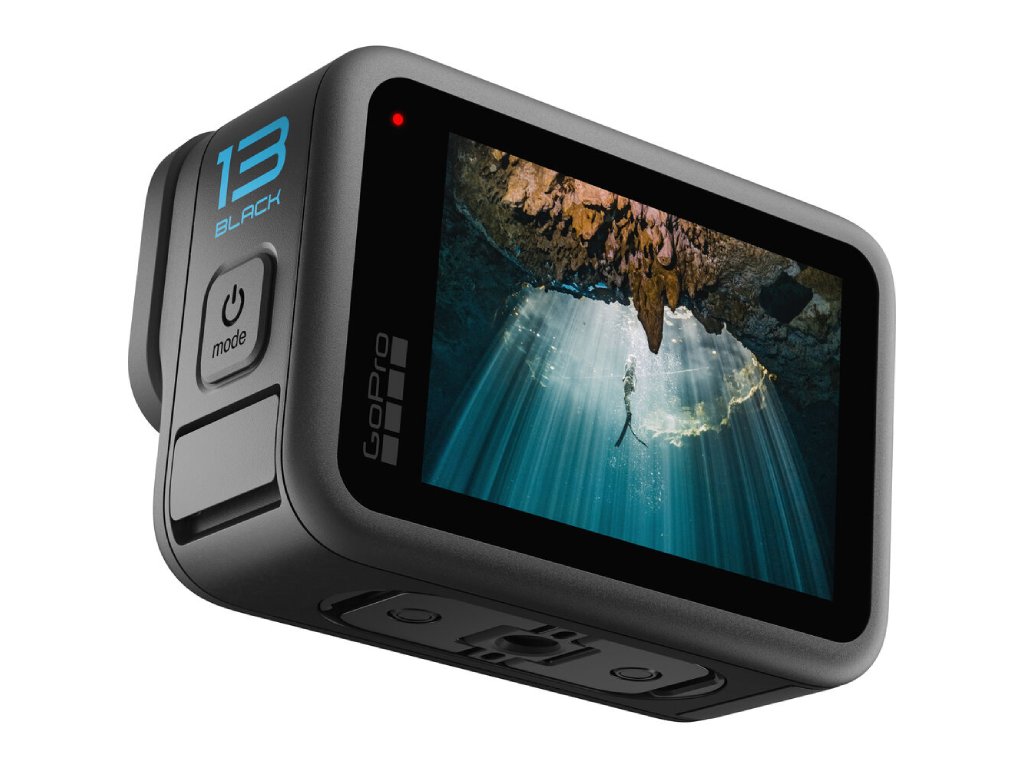 GoPro HERO 13 Black Accessory Bundle - The Handler + Enduro battery + Curved Adhesive Mount + Case