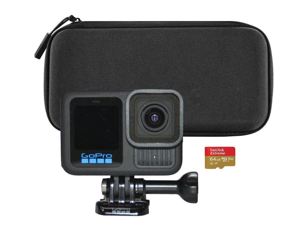 GoPro HERO 13 Black Specialty Bundle - 64GB SanDisk microSD Card, Carrying Case