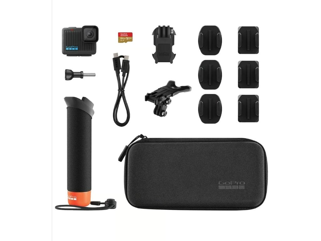 GoPro HERO Specialty Bundle - Handler + Bite Mount + 64GB SanDisk Micro SD Card + Carrying Case