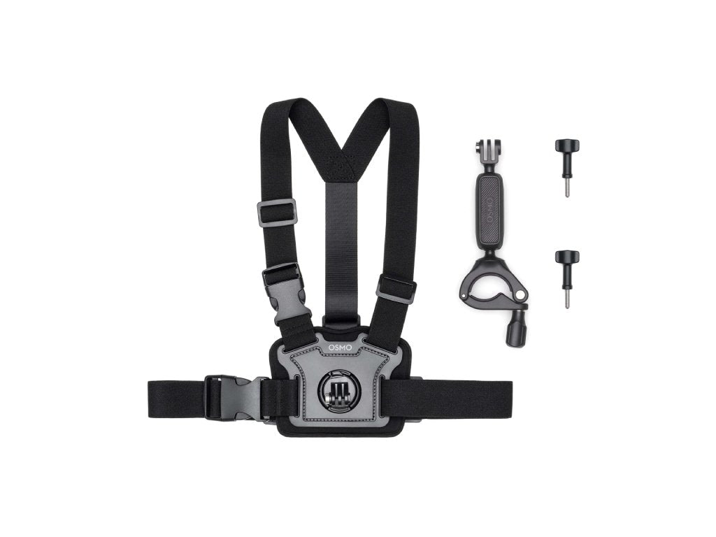 DJI Osmo Action Biking Accessory Kit(Chest Strap Mount, Handlebar Mount, Locking Screw x 2)