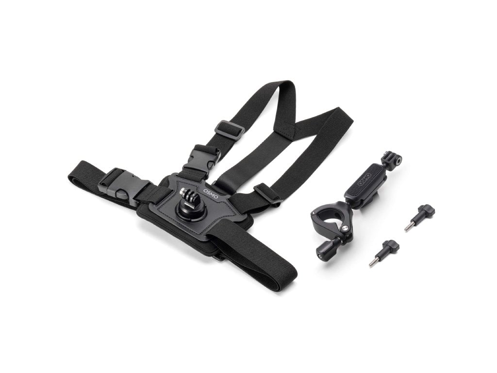 DJI Osmo Action Biking Accessory Kit(Chest Strap Mount, Handlebar Mount, Locking Screw x 2)