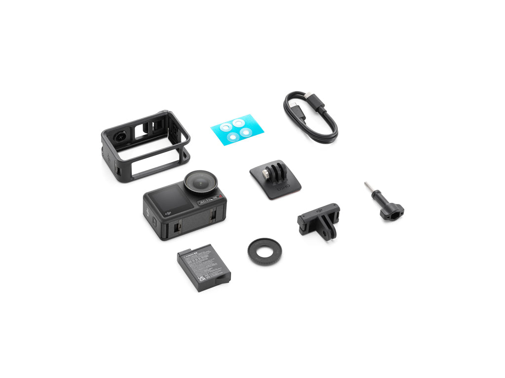 DJI Osmo Action 4 Standard Combo, 4K - 120fps, 10-bit, Dual TS, 18m Waterproof, Extreme Battery