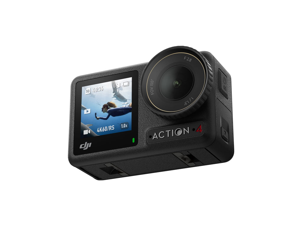 DJI Osmo Action 4 Standard Combo, 4K - 120fps, 10-bit, Dual TS, 18m Waterproof, Extreme Battery