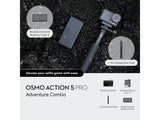 DJI Osmo Action 5 Pro Adventure Combo - 1.5m Extension Rod, 2x Extreme Battery + Battery Case