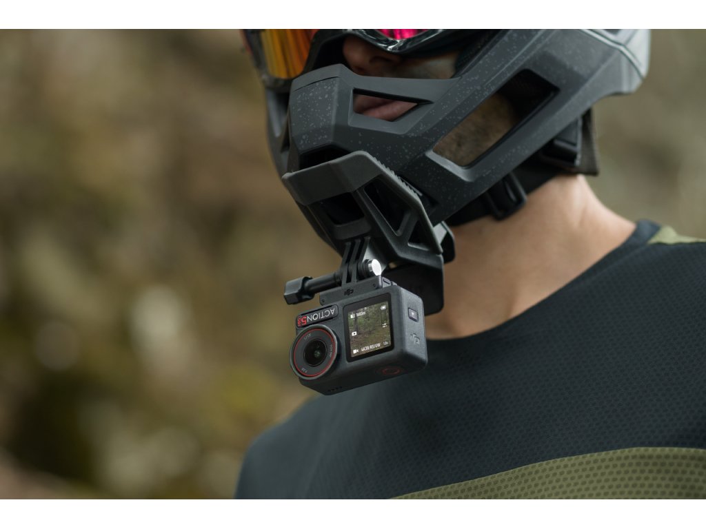 DJI Osmo Helmet Chin Mount Clip - Osmo Action 5 PRO, Osmo Action 4, Osmo Action 3, Action 2
