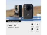 DJI Osmo 360 Standard Combo - 1" 360 Imaging, 8K - 30fps, 120MP 360 Photo, 105GB Built-in Storage