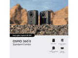 DJI Osmo 360 II Standard Combo, Native 8K - 60fps, 1 360 imaging, 105GB of built-in storage