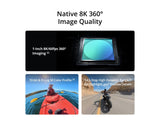 DJI Osmo 360 II Standard Combo, Native 8K - 60fps, 1 360 imaging, 105GB of built-in storage