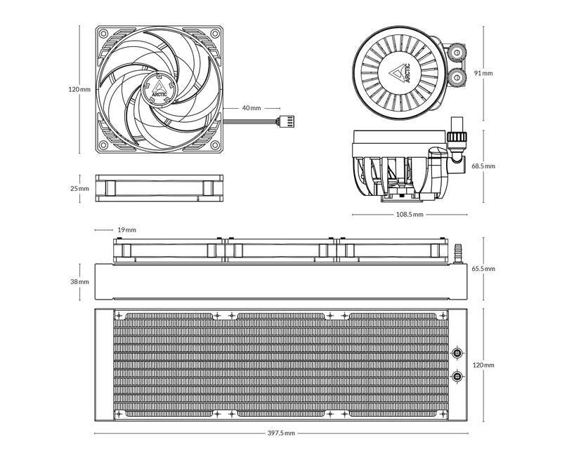 Liquid Freezer III 360 Black vodeno hlađenje (ACFRE00136A)