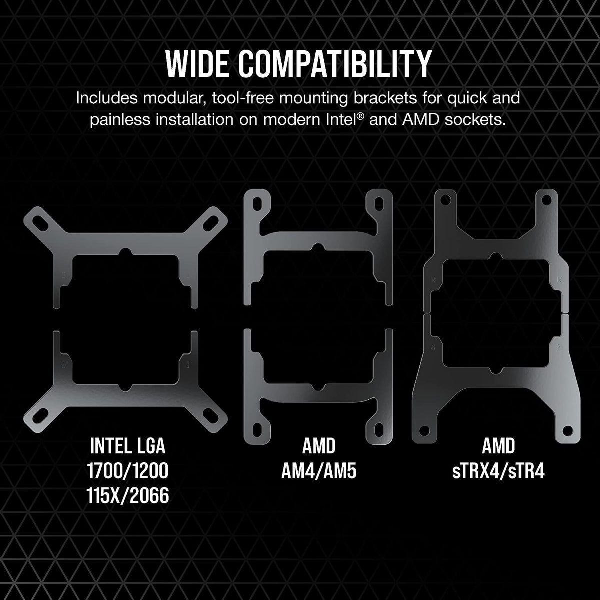 CORSAIR iCUE H100i RGB ELITE Liquid CPU Cooler, AF ELITE Series PWM fans, 240mm, 16 RGB LEDs
