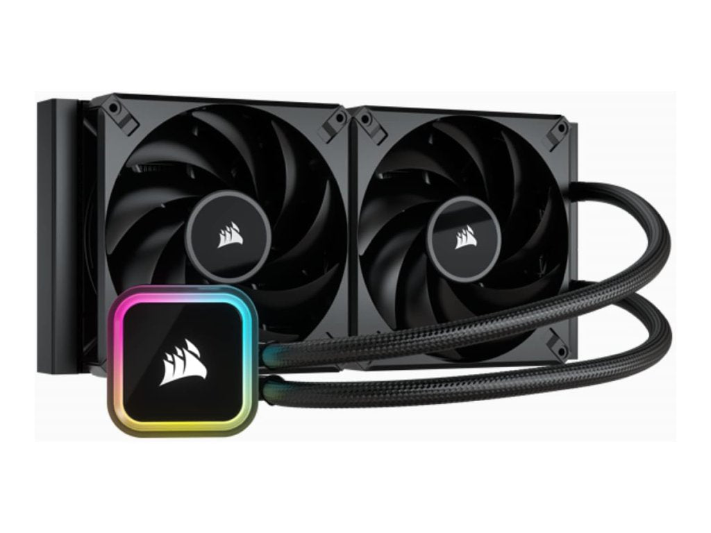 CORSAIR iCUE H115i RGB ELITE Liquid CPU Cooler, 280mm, INTEL - AMD, 400  1600 RPM
