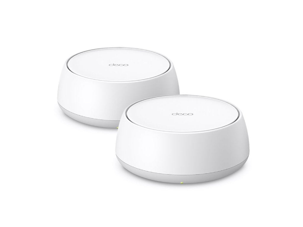 TP-LINK DECO BE25(2-PACK) BE5000 Whole Home Mesh WiFi 7 System, 2x 2.5Gbps, WPS