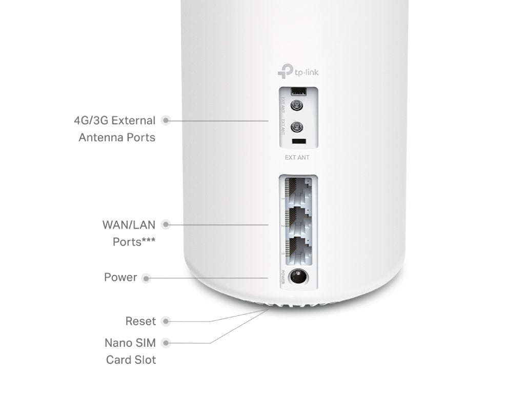 TP-LINK DECO X20-4G 4G+ AX1800 Whole Home Mesh WiFi 6 Gateway