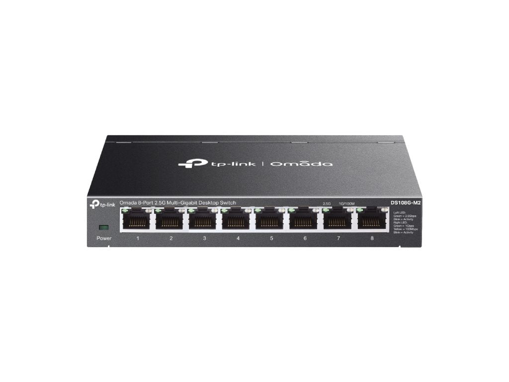 TP-LINK DS108G-M2 Omada 8-Port 2.5G Multi-Gigabit Unmanaged Desktop Switch