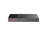 TP-LINK DS110GMP Omada 10-Port Gigabit Unmanaged Desktop Switch with 8-Port PoE+, 123W PoE budget