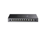TP-LINK DS110GMP Omada 10-Port Gigabit Unmanaged Desktop Switch with 8-Port PoE+, 123W PoE budget