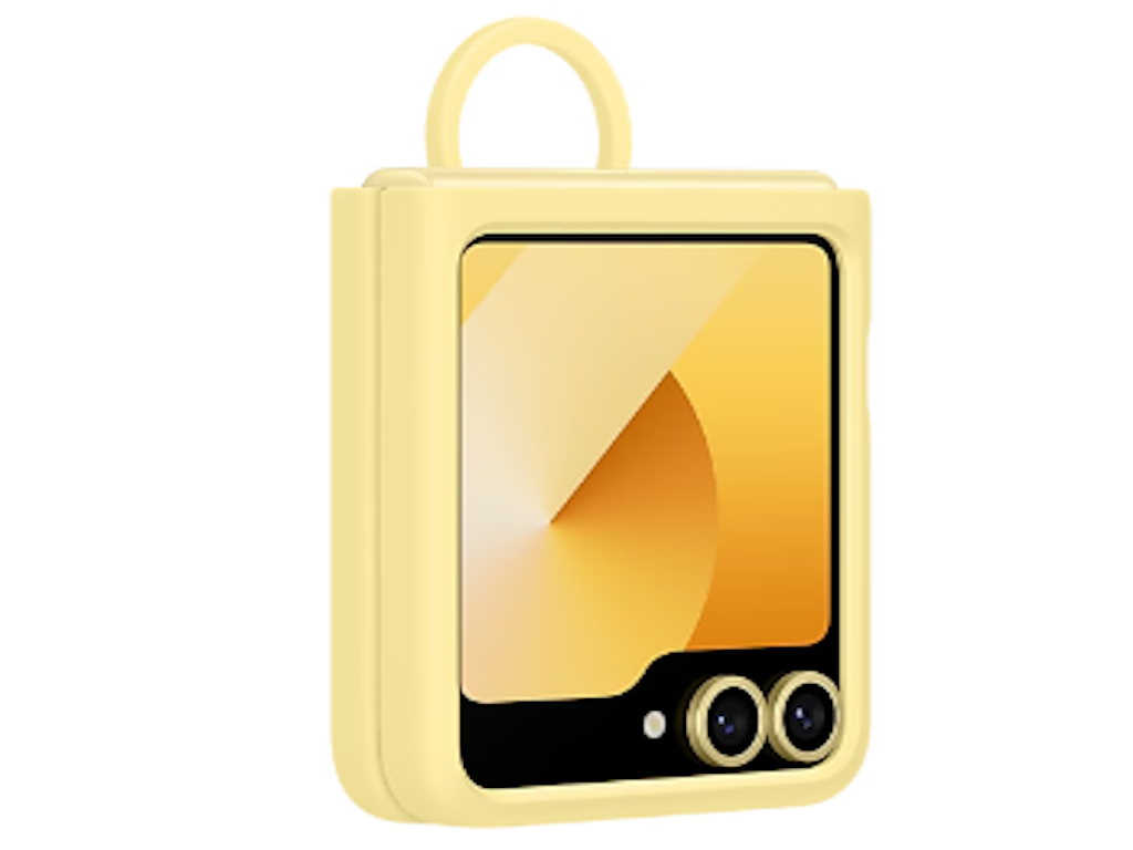 Samsung EF-PF741TYEGWW Silicone Case Z Flip6, Yellow