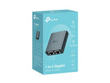 TP-LINK EH210 1 to 2 Gigabit Ethernet Splitter, Aluminum Alloy Case
