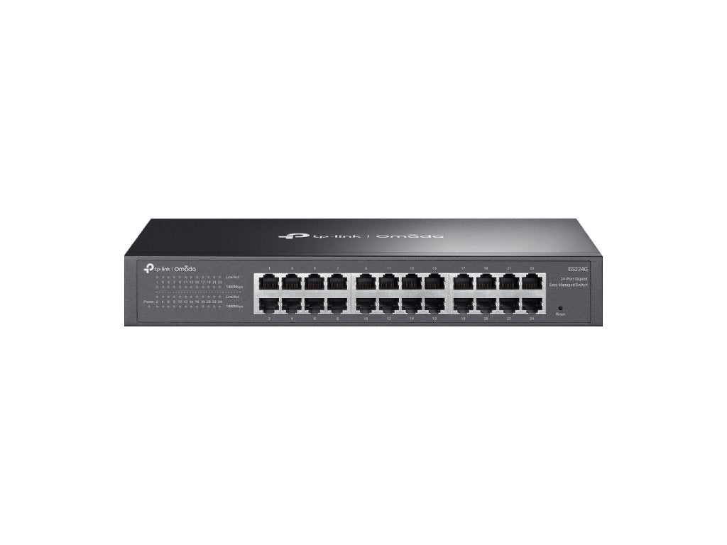 TP-LINK ES224G Omada 24-Port Gigabit Easy Managed Switch, Rackmountable - Desktop