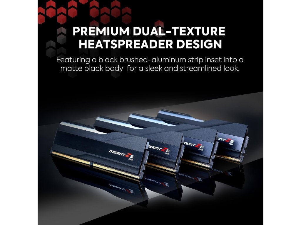 G.SKILL Trident Z5 RGB 32GB(2x 16GB) DDR5 6000 MT - s, CL36, 1.35V, Intel XMP 3.0 & AMD Expo