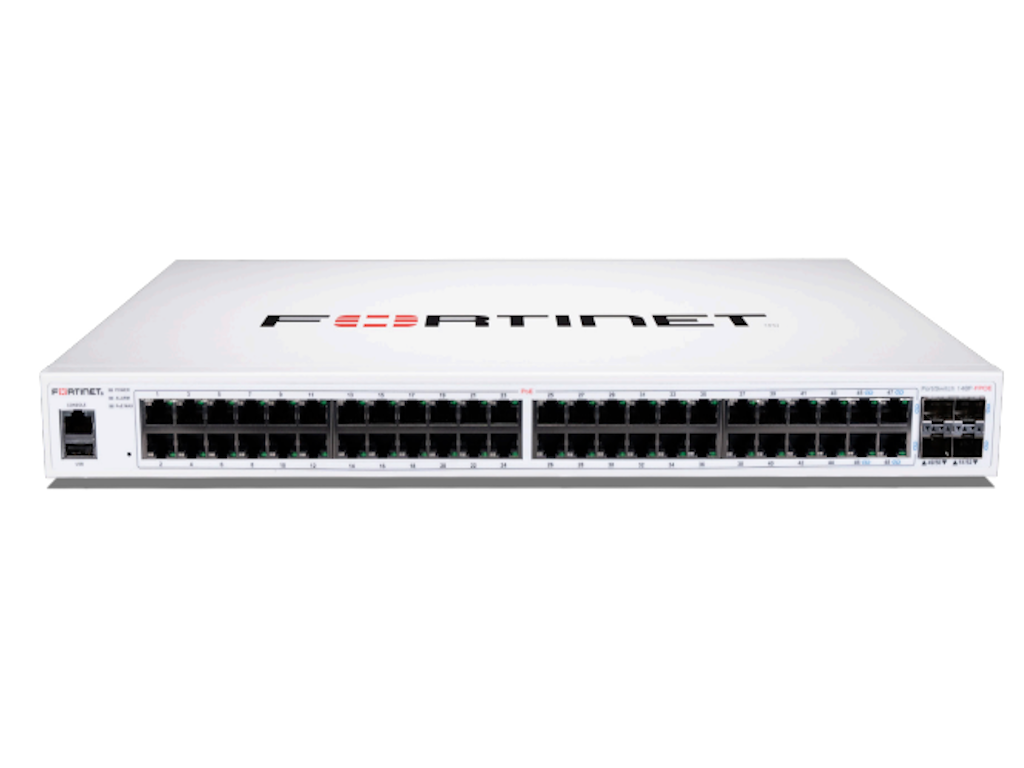 FortiSwitch 148F-FPOE 48x1Gbe - 4xSFP+ - 740W PoE - Rack Layer 2+