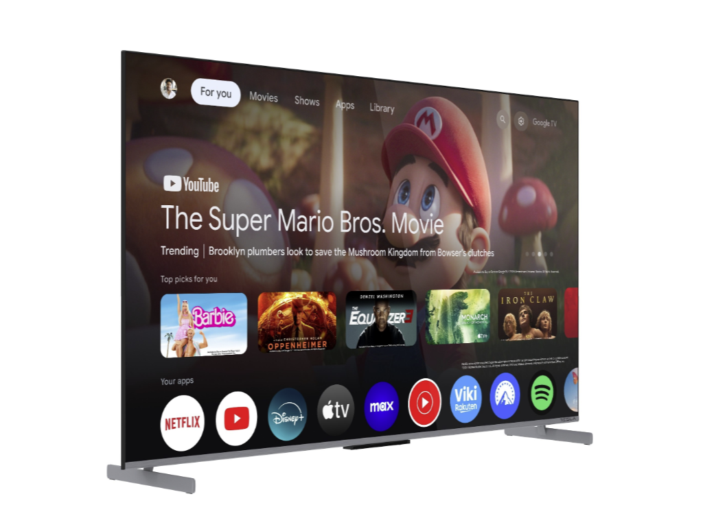 Tesla G55S949GUS QLED TV 55" ultra HD, Google TV Smart, Gaming 144HZ IPS panel, 2.1.2 sound system