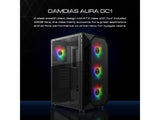 GAMDIAS AURA GC1 Mesh ARGB Mid-tower Case, 4 Built-in 120mm ARGB Fan, USB 3.0 x1, USB 2.0 x2