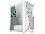 GIGABYTE C301 Glass V2 White ATX Case, 4*ARGB, 2*2.5" - 2*3.5", USB 3.1 Type-C,USB 3.0 x2,Audio in&out