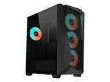 GIGABYTE C301 Glass V2 Black ATX Case, 4*ARGB, 2*2.5" - 2*3.5", USB 3.1 Type-C,USB 3.0 x2,Audio in&out
