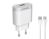 A303Q USB Tip C QC 3.0 Fast Charging  punjač beli