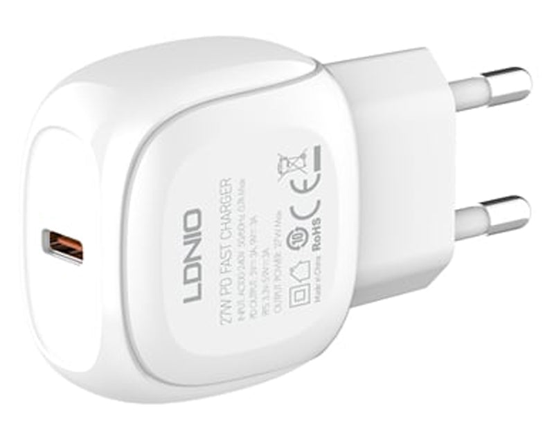 A1206C Tip C- Lightning 27W punjač beli