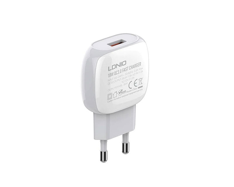 A1306Q QC 3.0 18W punjač + kabl za iPhone
