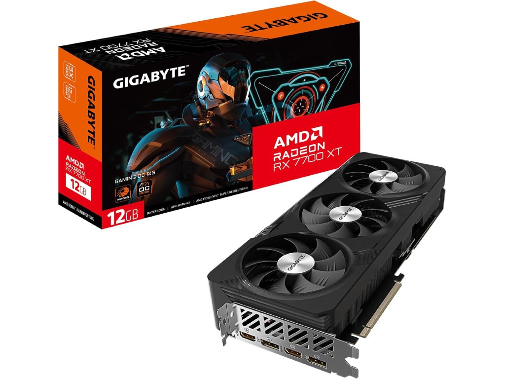 GIGABYTE VGA Radeon RX 7700 XT GAMING OC 12GB GDDR6, 192-bit, HDMI 2.1*2 - DP 2.1*2