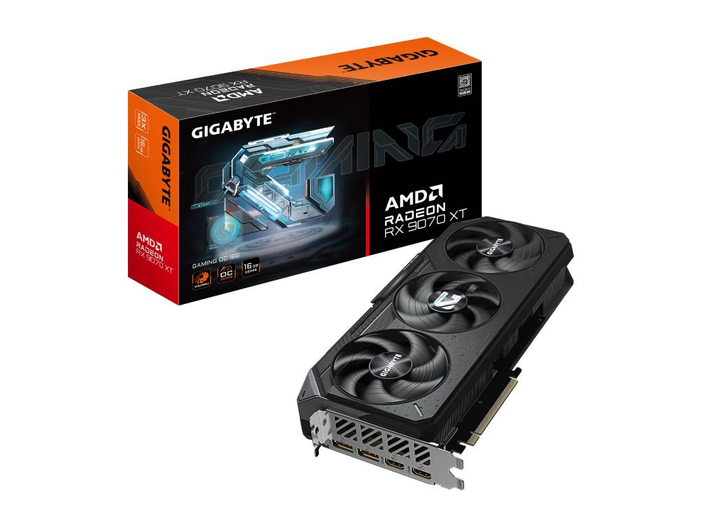 GIGABYTE VGA Radeon RX 9070 XT GAMING OC 16GB GDDR6, 256 bit, DP*2(2.1) - HDMI*2(2.1)