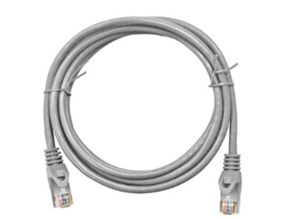 Schrack Patch kabl RJ45, Cat.5e, U - UTP, PVC, sivi, 3m
