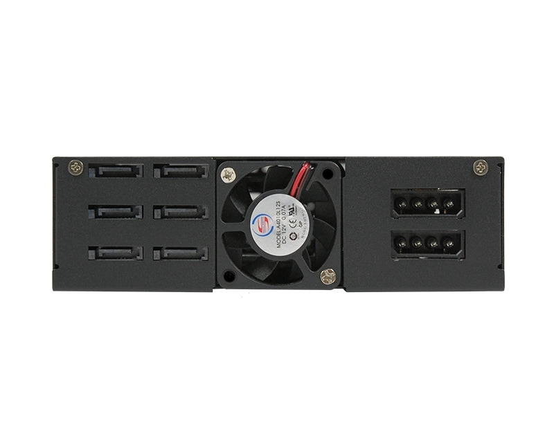 CMR-625 6 x 2.5" SATA rack fioka crna