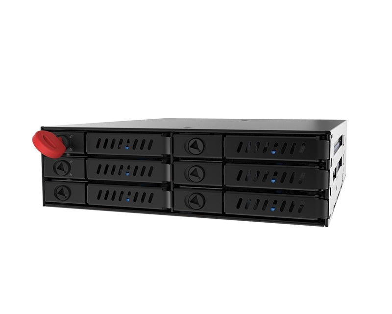 CMR-625 6 x 2.5" SATA rack fioka crna