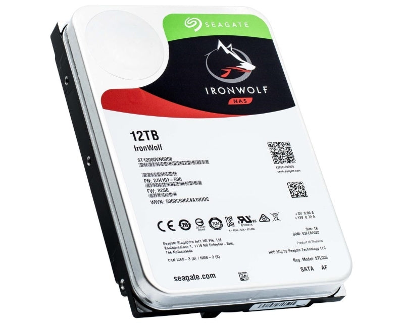 12TB 3.5" SATA III 256MB ST12000VN0008 Ironwolf