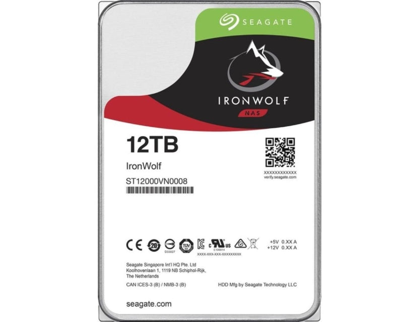 12TB 3.5 inča SATA III 256MB ST12000VN0008 Ironwolf