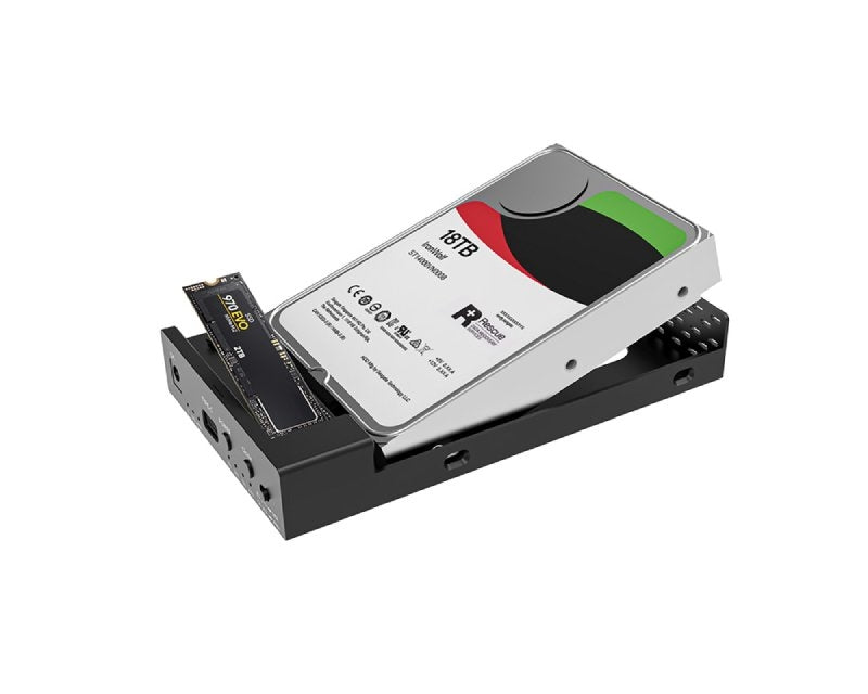Klon Kućište USB 3.2 Gen2 10Gbps HDD - SSD za 3,5" - 2,5" HDD i NVMe SSD, K3527N