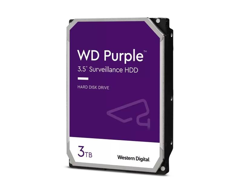 3TB 3.5" SATA III 256MB IntelliPower WD33PURZ Purple