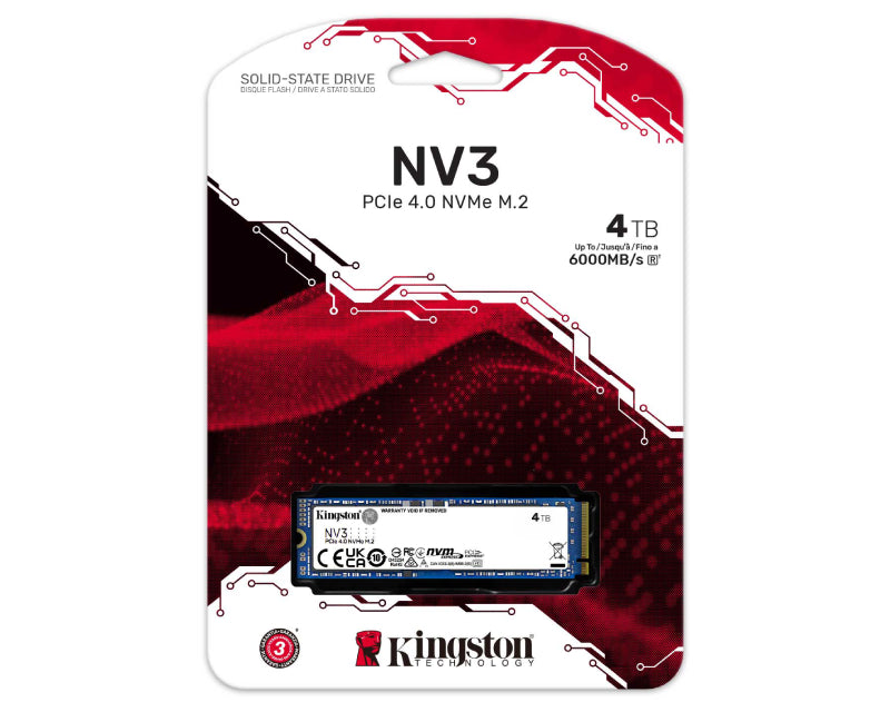 4TB M.2 NVMe SNV3S - 4000G series NV3 SSD